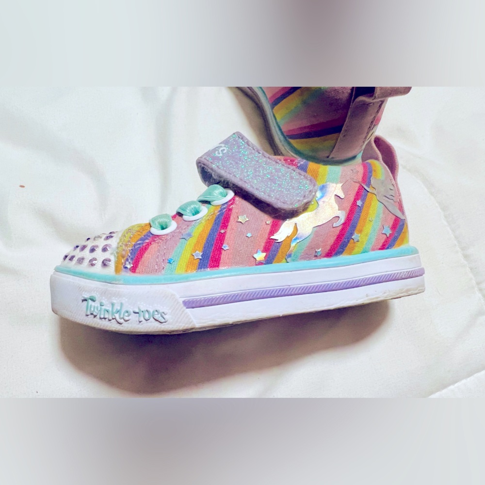 Sketchers Twinkle Toes Baby Shoes Size 5